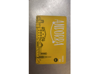 A bus card(andorra targeta bus)-yellow colour