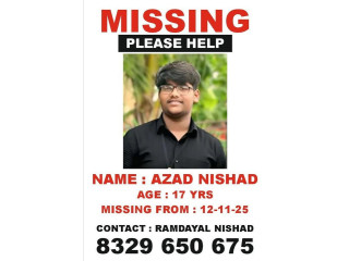 Help Find Azad Nishad