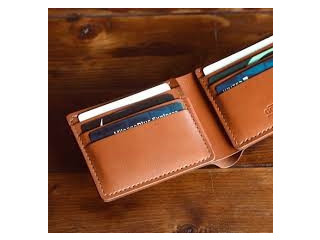 A brown wallet