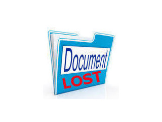 I have lost my document today