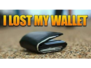 I lost my black color wallet