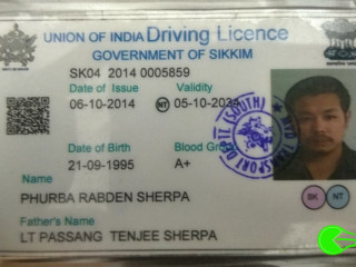 Lost card holder with id cards ar sevoke road