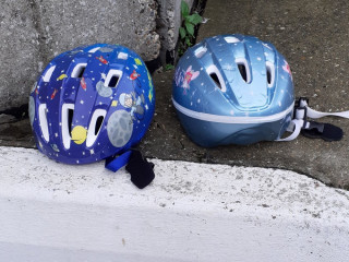 Found cycle helmets at Thanet